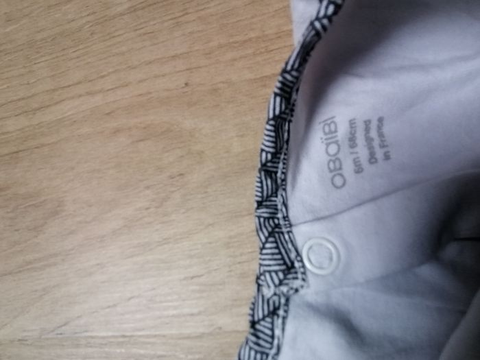 Tee-shirt obaibi 6mois - photo numéro 3