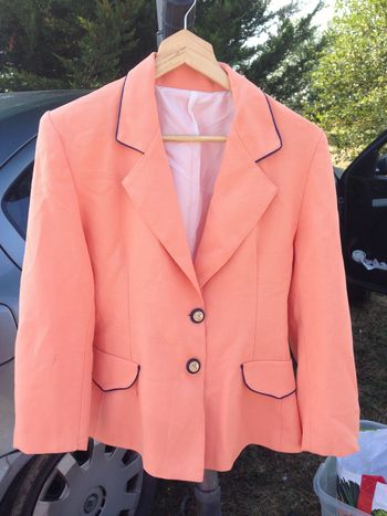 Blazer couleur abricot