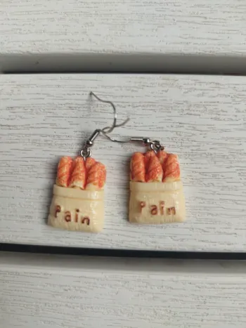 Boucle d'oreille pains