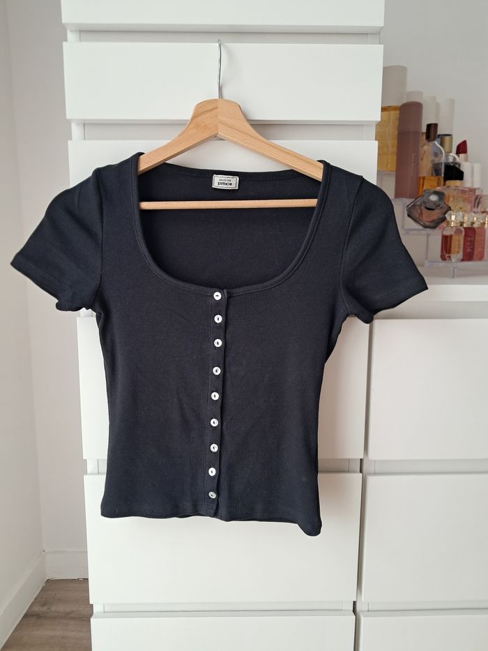 T-shirt noir pimkie