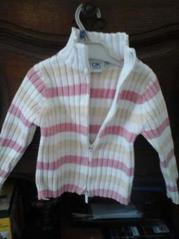 Gilet rayé Okaïdi 3A