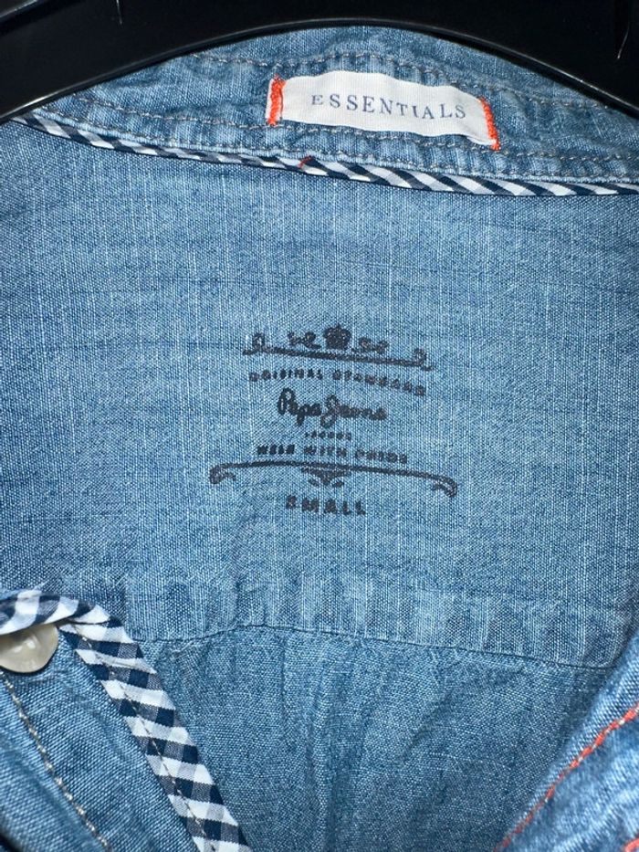 Chemise style jean pépé Jean taille S - photo numéro 4