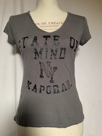 T-shirt col v Kaporal