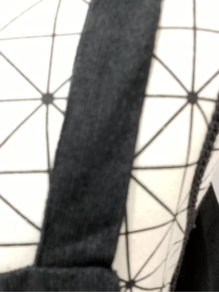 Robe débardeur tricotée noire grande taille 54 élégance avec gros boutons vintage confortable - photo numéro 9