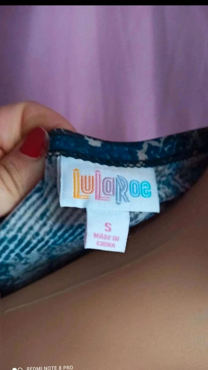 Robe à carreaux  bleu  avec  poches taille  s - photo numéro 7