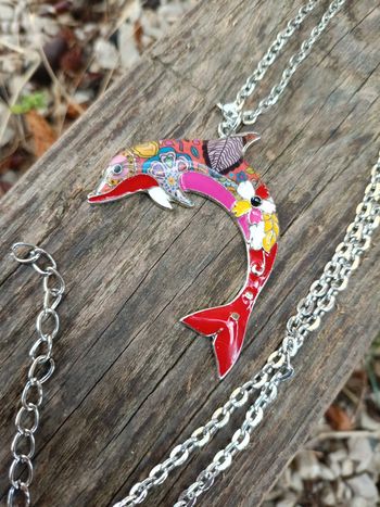 Collier pendentif dauphin 🐬