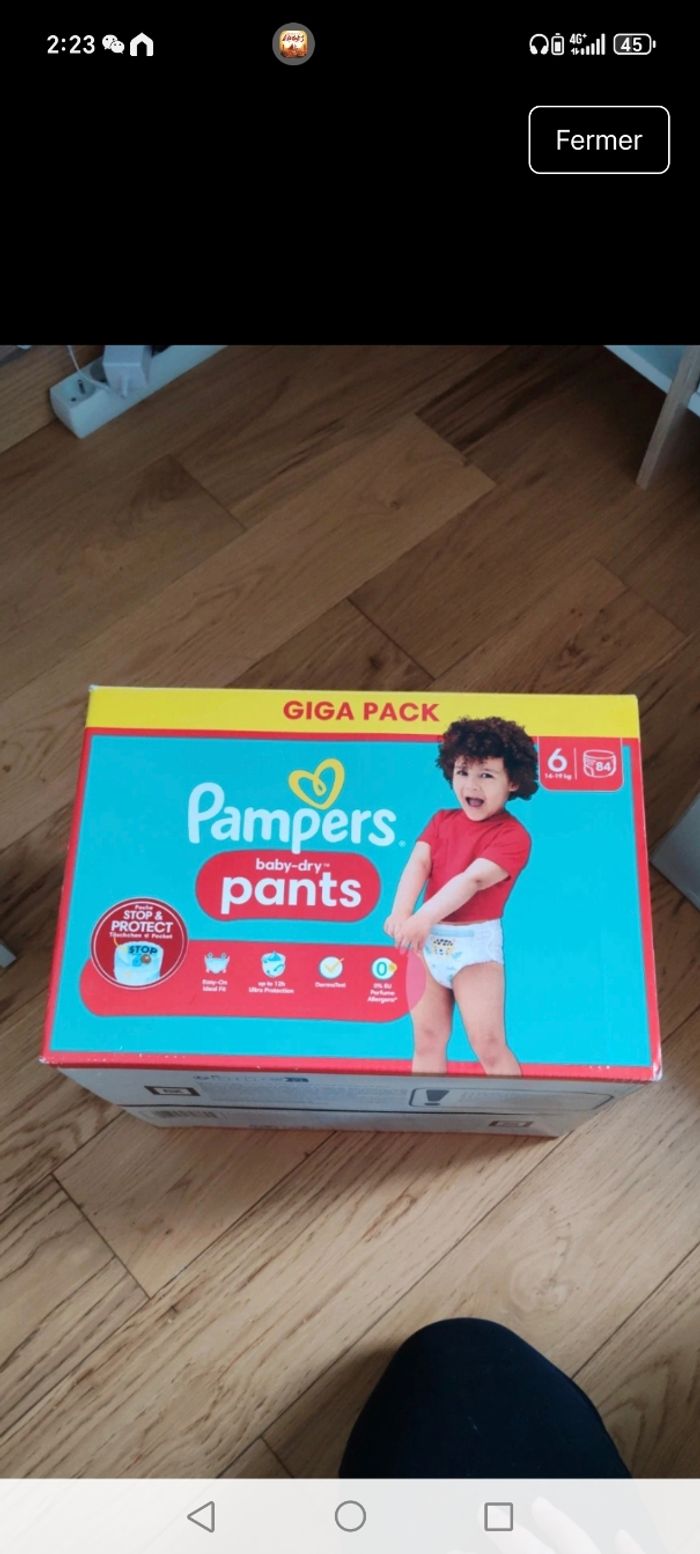 culotte pampers