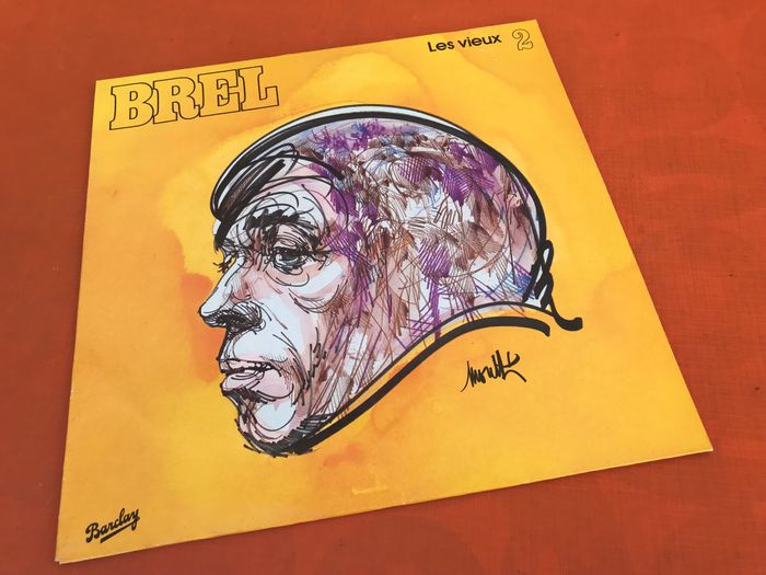 Album Vinyle 33 tours  Jacques Brel   Les vieux  Barclay 200322 - photo numéro 2