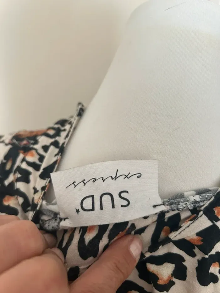 Sud express blouse, été tunique, imprimée, multicolore - photo numéro 4