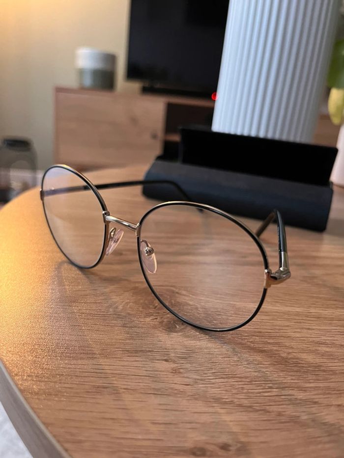 Monture lunettes rondes Prada