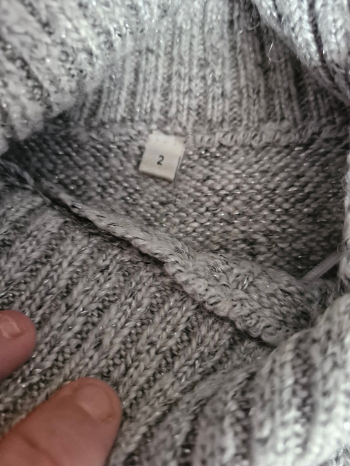 Magnifique pull torsade et col rabattu - photo numéro 8