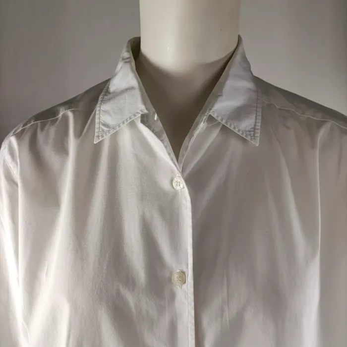 Chemise en coton blanche 100% coton Cerruti Club - 44 A1144 - photo numéro 6