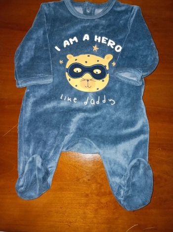 Pyjama velours 1 mois kiabi