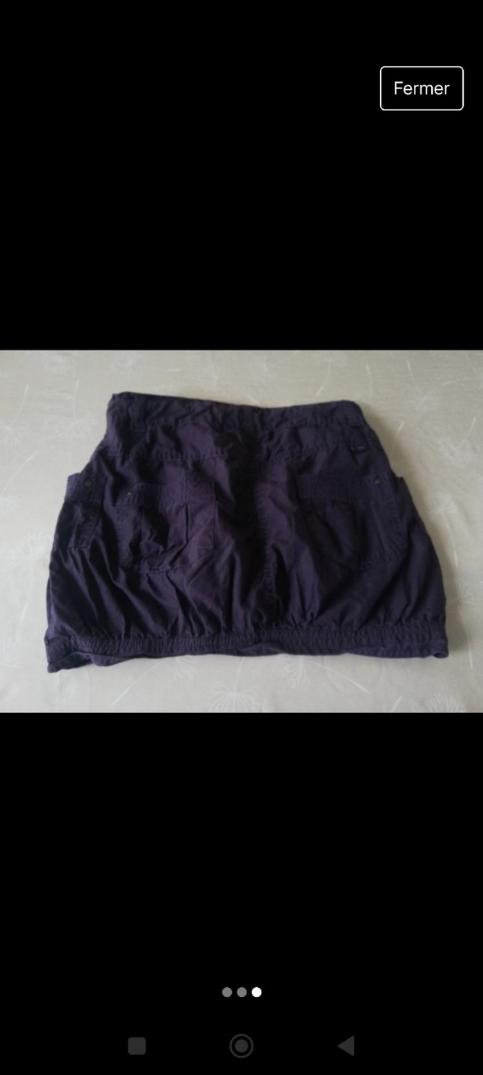 Mini jupe violette NKY 10 ans 2€ - photo numéro 3