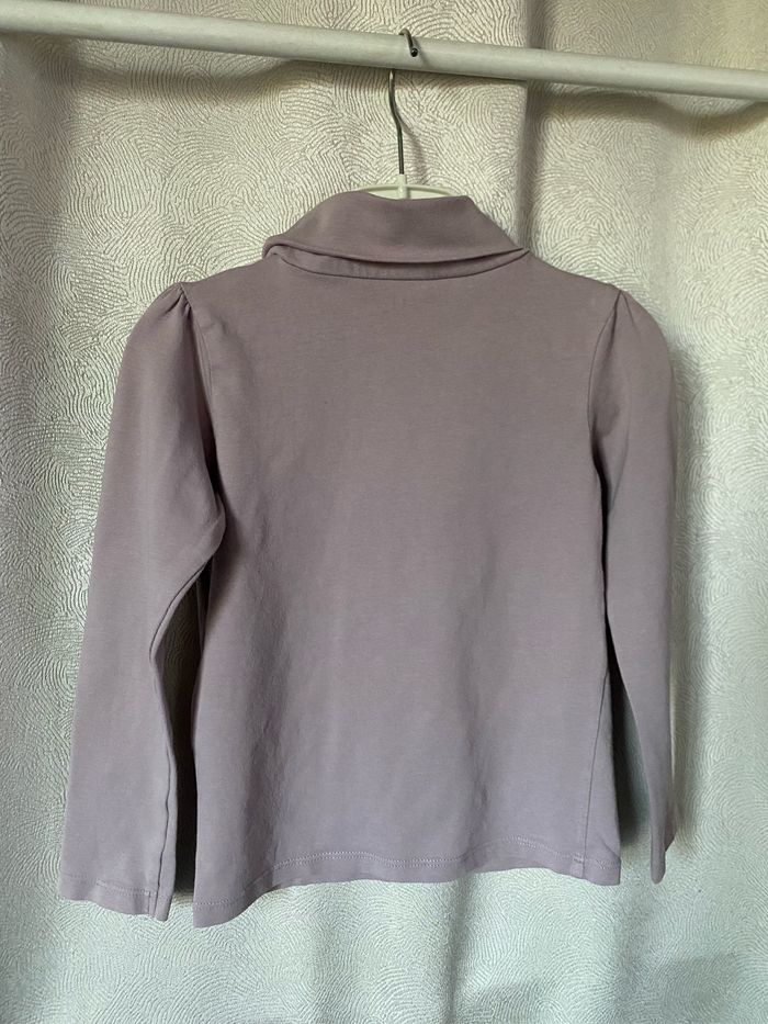 Sous pull lilas réunion de copines paillettes 5 ans vert baudet - photo numéro 4