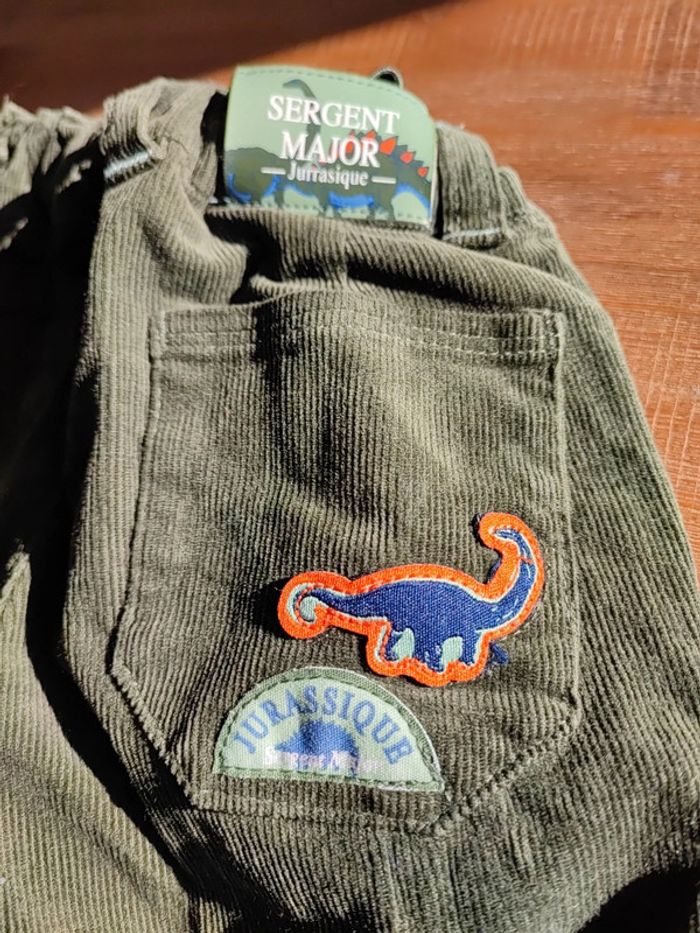 Pantalon velours kaki - photo numéro 5