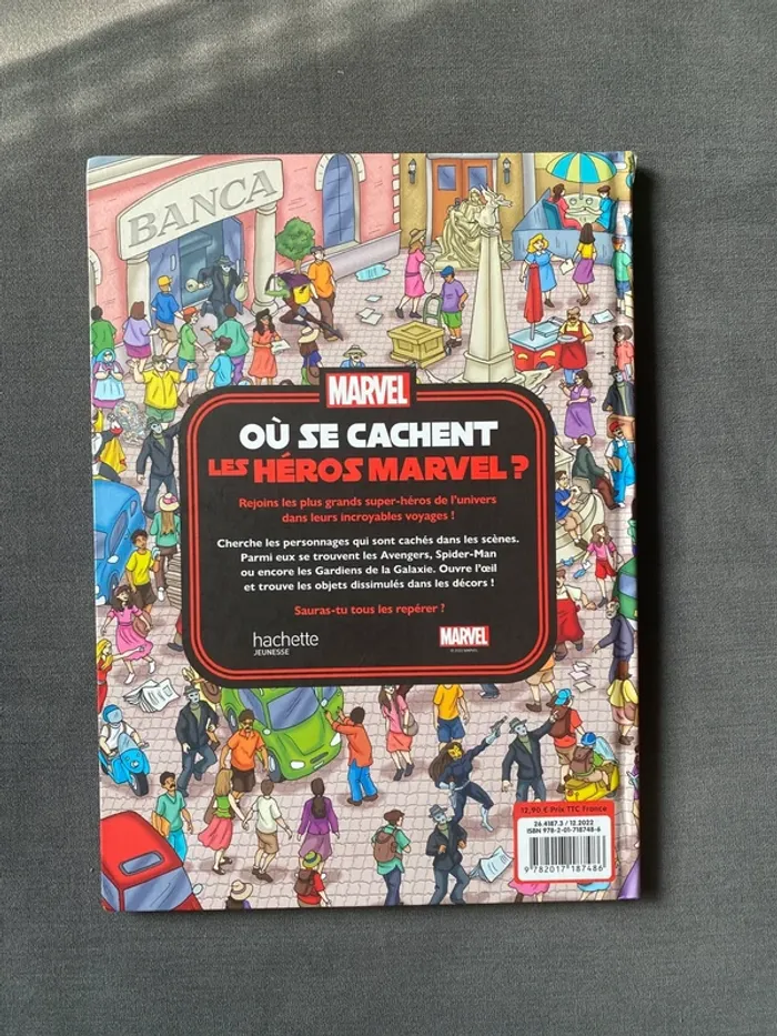 Où se cachent les héros Marvel hachette jeunesse - photo numéro 2