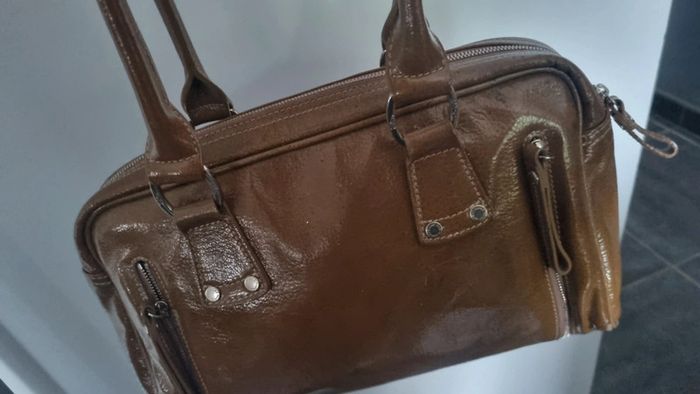 Sac longchamp porte main original authentique en tbe - photo numéro 2