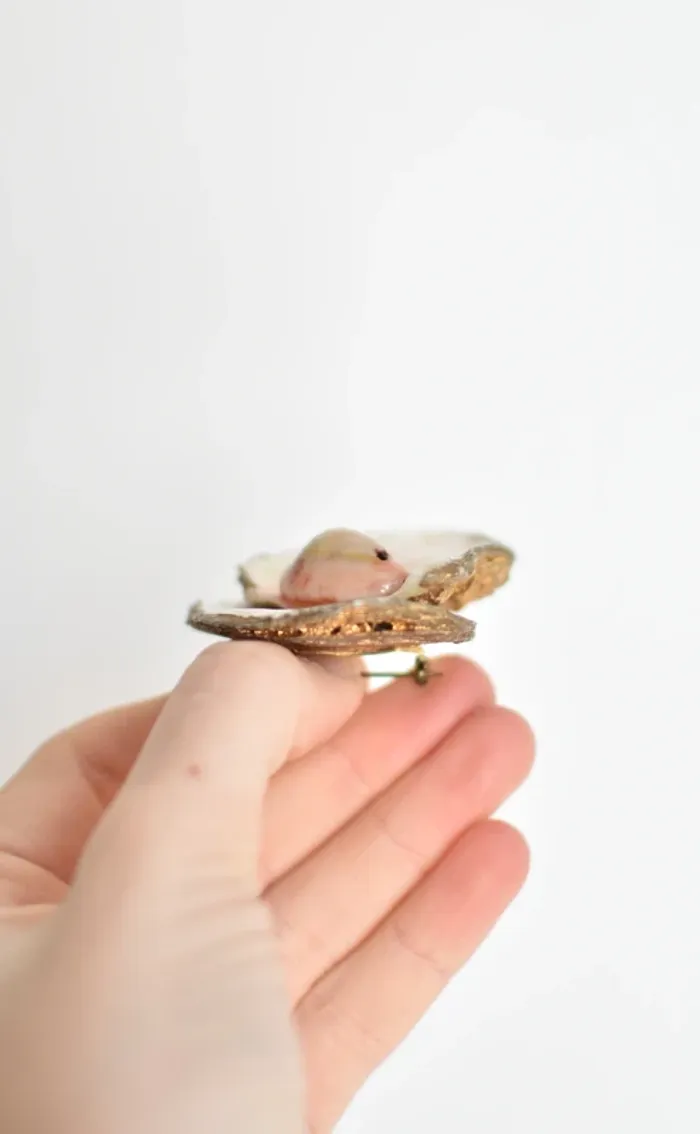 Broche d'huitre avec - photo numéro 6