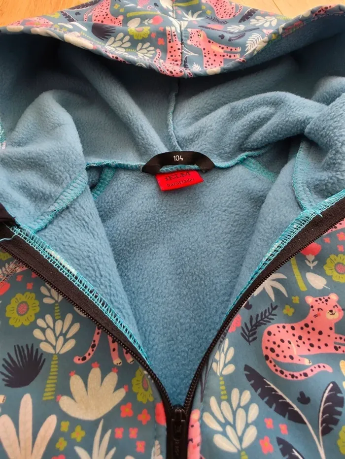 Combinaison softshell IELM 104cm petits léopards - photo numéro 4