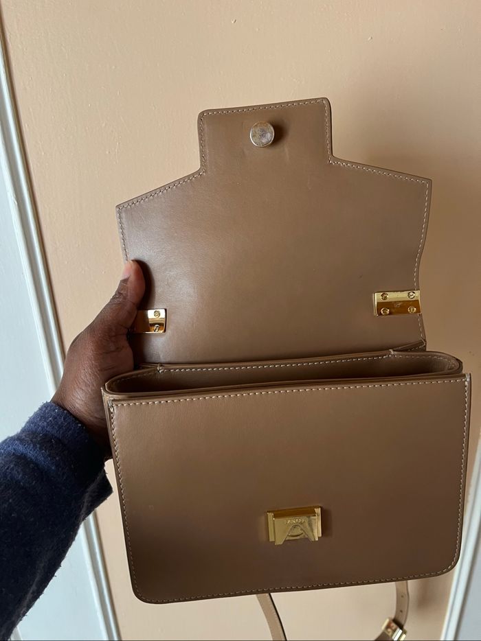 Sac bandoulière marron lancaster - photo numéro 8