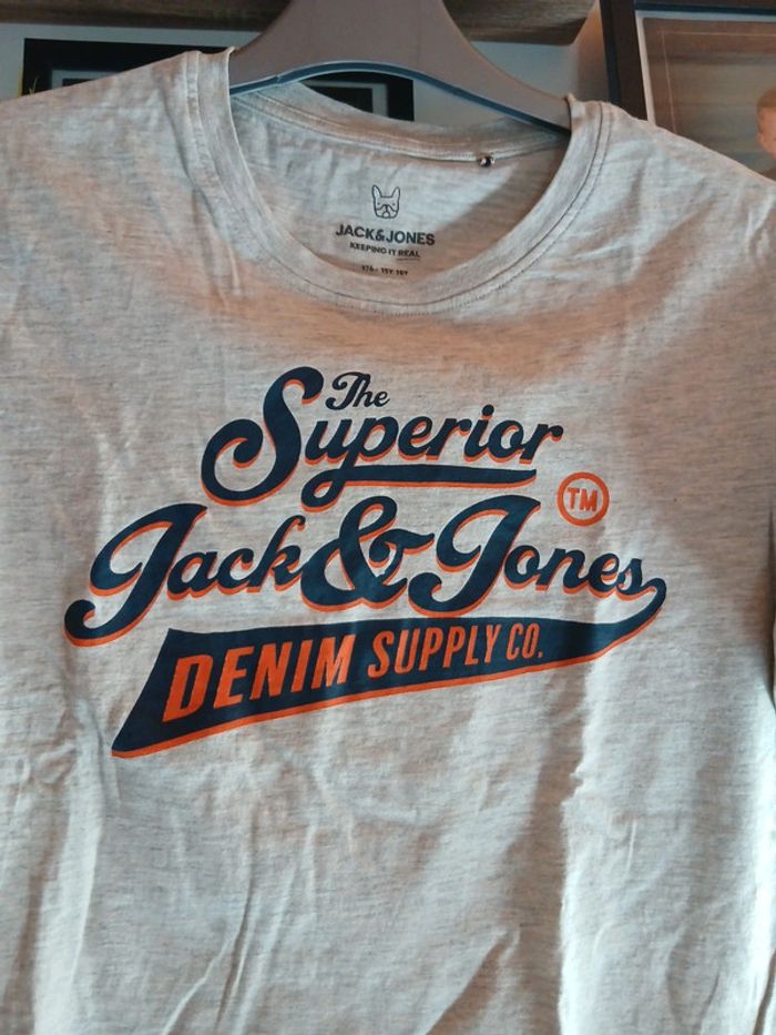 T-shirt jack et Jones taille 16 ans - photo numéro 3