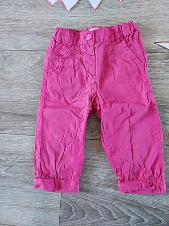 Pantalon kitchoun 12 mois rose