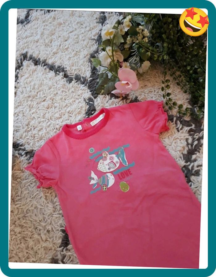 Combishort rose fille Taille 9 mois🌿💝 - photo numéro 4