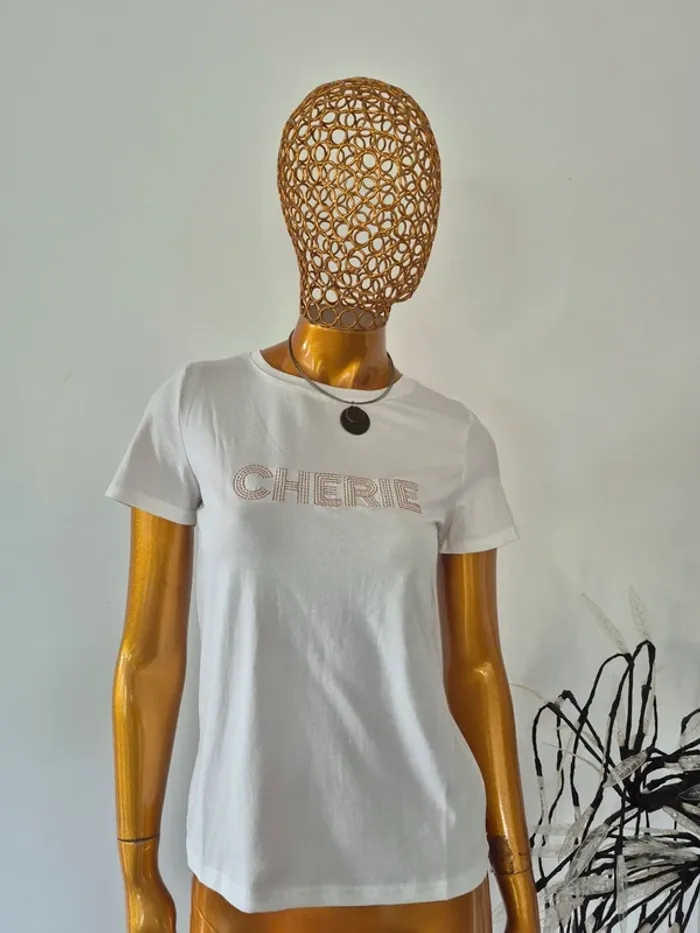 Tee-shirt Blanc Femme Taille M/38