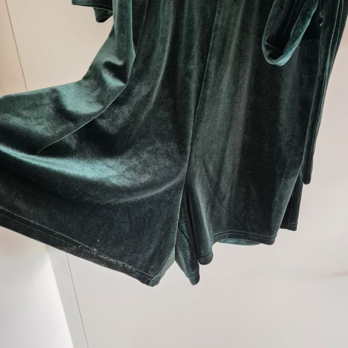 Combi short neuve vert en velours et dentelle - Kiabi - Taille XXL : 44 - photo numéro 5