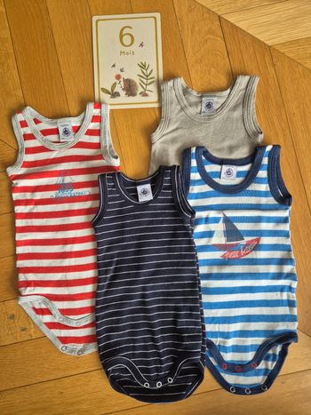 4 bodies sans manches