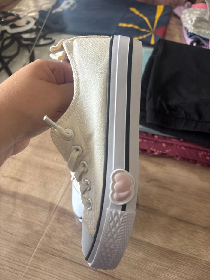 Baskets style converse chaussea pointure 29 - photo numéro 3