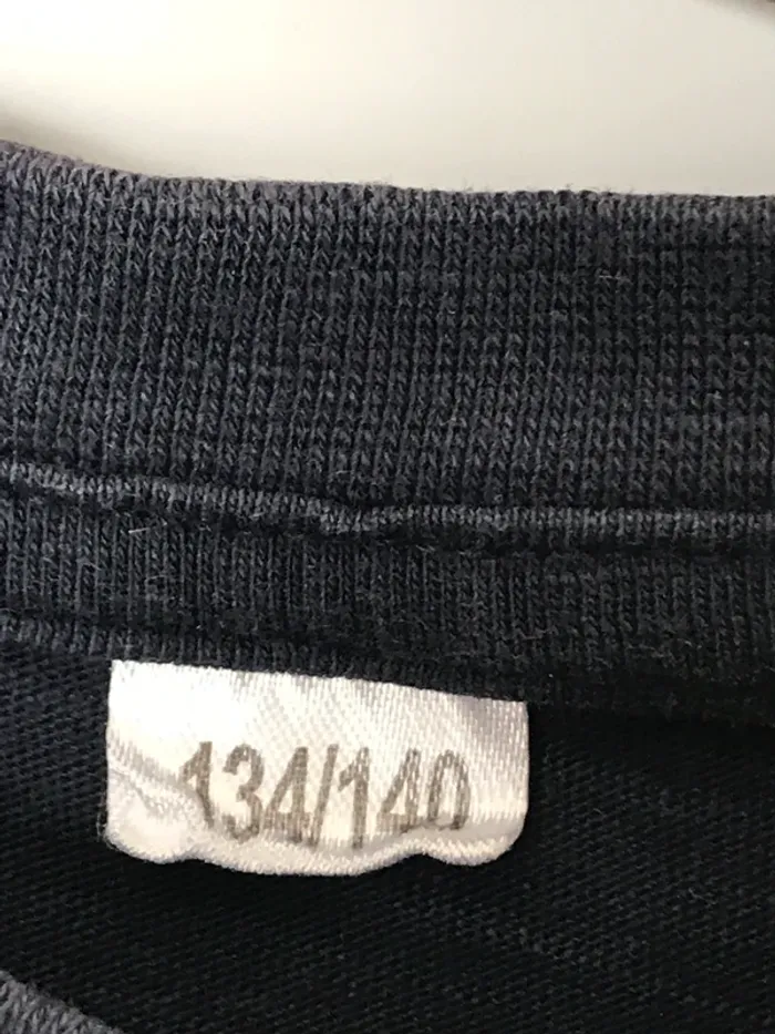 tshirt bleu et blanc zeeman garçon 9-10 ans 134-140 cm - photo numéro 4
