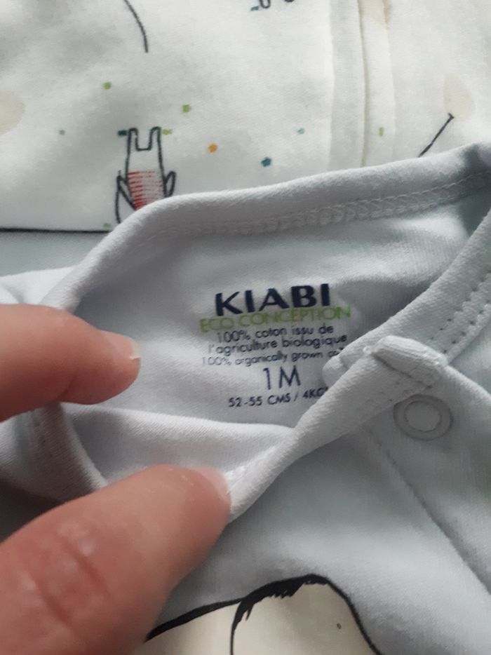 Lot de 3 pyjamas été 1 mois - photo numéro 2