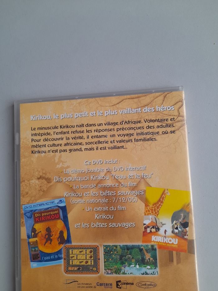 Dvd" Kirikou " et les bêtes sauvages - photo numéro 3