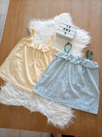 Blouse été fille 12 ans