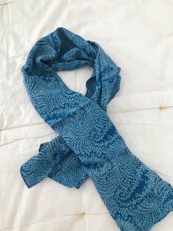 Foulard bleu 