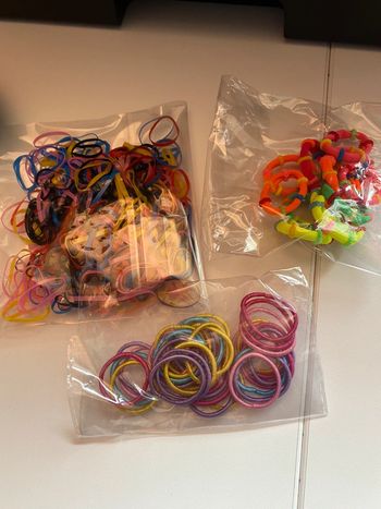 Gros lots d’élastiques cheveux enfants