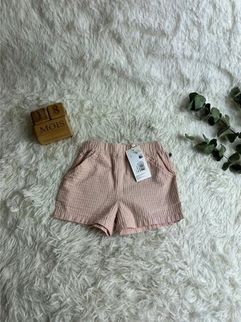 Short rose petit bateau taille 18 mois