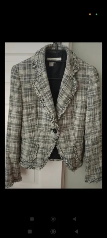 Veste à carreaux Zara S