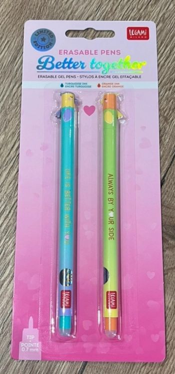 Stylos legami effaçables édition limitée saint Valentin