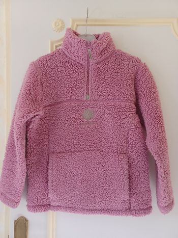 Polaire fausse fourrure fille Quechua rose 10 ans