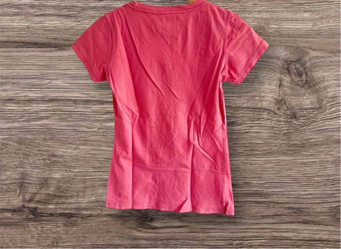 T-shirt manches courtes fuchsia tommy Hilfiger taille 34 XS - photo numéro 2