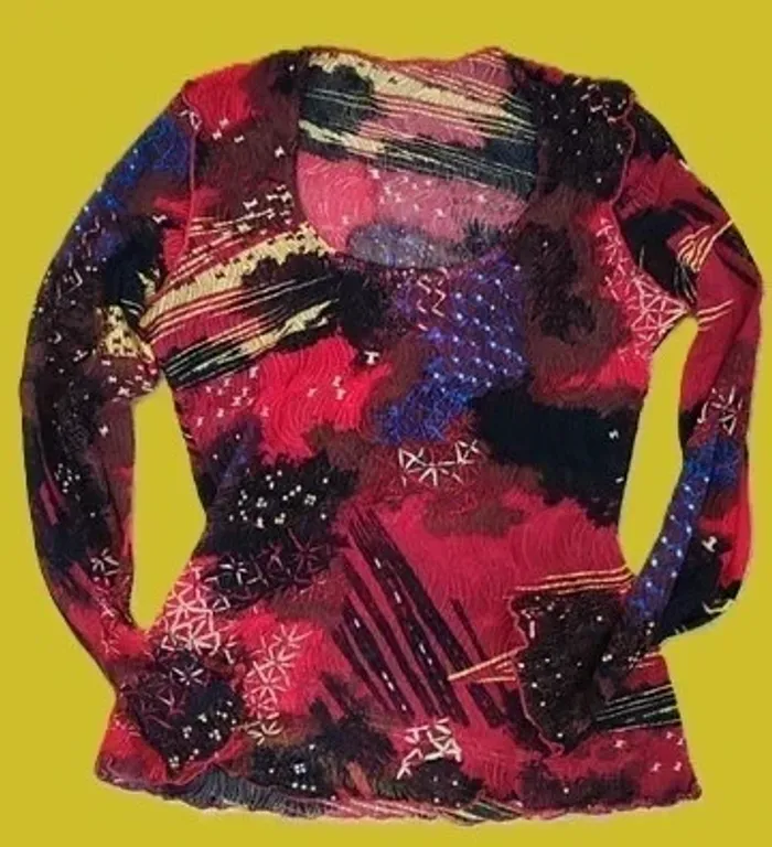 👚 Haut transparent femme – Taille 38 – Élégant et stylé !