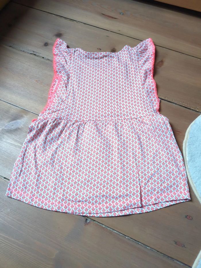 T-shirt débardeur creeks neuf 6 ans motif ancien tapisserie vintage - photo numéro 5