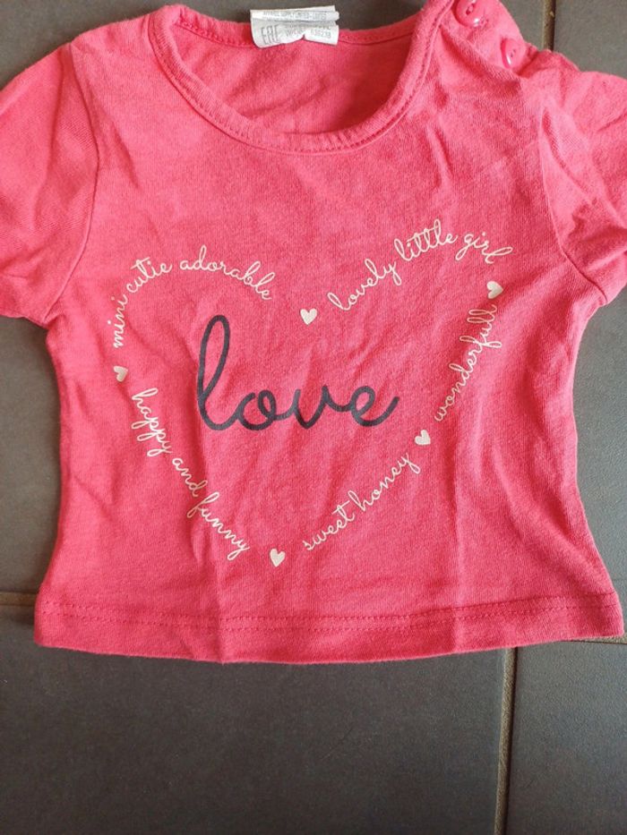 T-shirt manches longues kiabi 1 mois - photo numéro 2