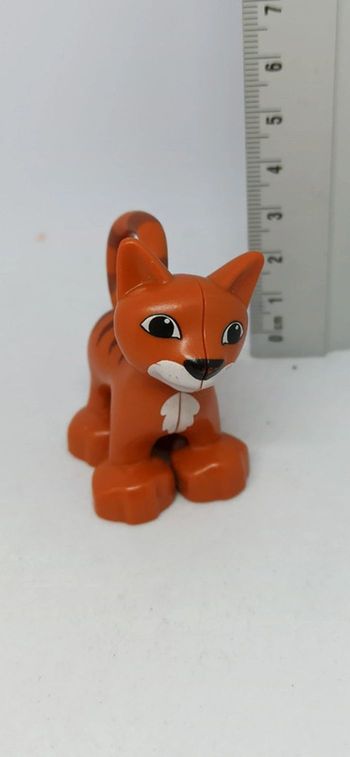Chat roux lego duplo