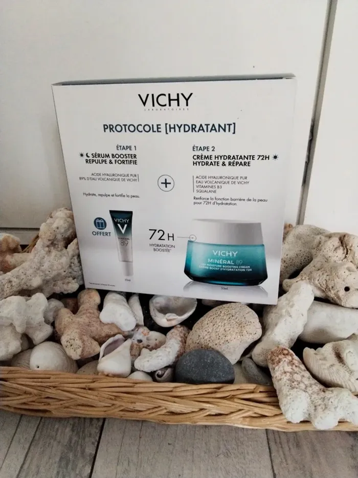 Un sérum + crème hydratante, minéral 89, vichy  neuve - photo numéro 3