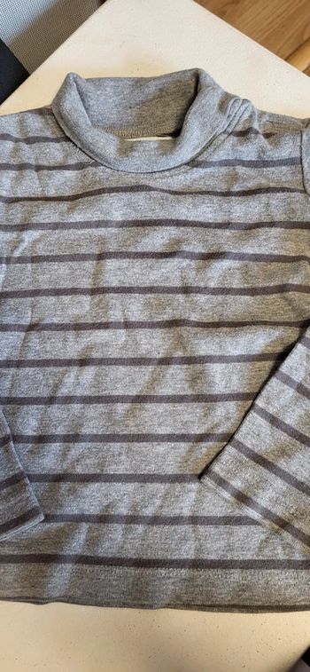 Maillot col roule garçon 36 mois in extenso