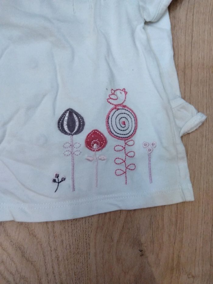 2 t-shirts MC taille 12 mois - photo numéro 2